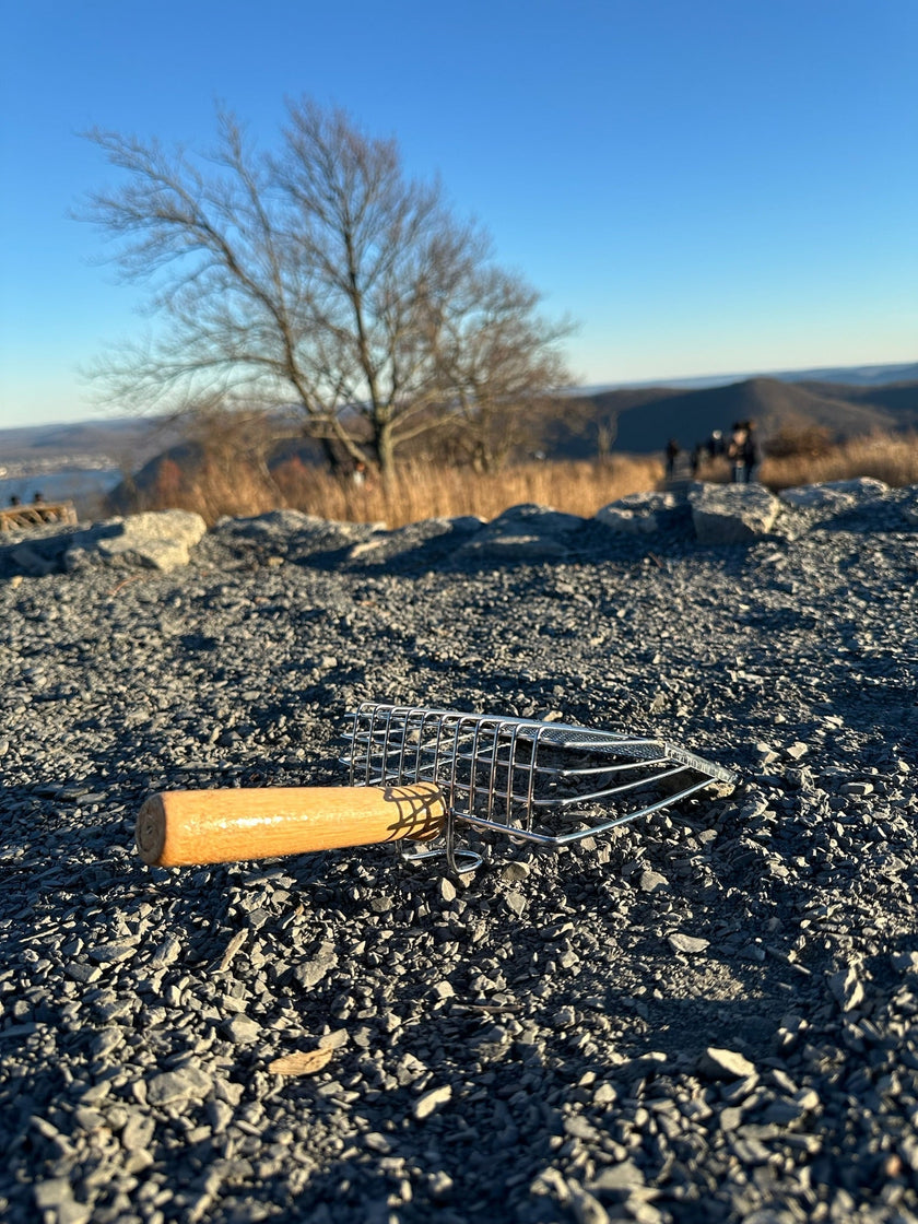 2 - in - 1 Stainless Steel Cat Litter Scoop - Wooden Handle, Efficient Cleaning - 4FurBaby