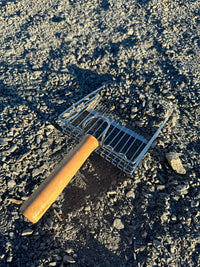 2 - in - 1 Stainless Steel Cat Litter Scoop - Wooden Handle, Efficient Cleaning - 4FurBaby