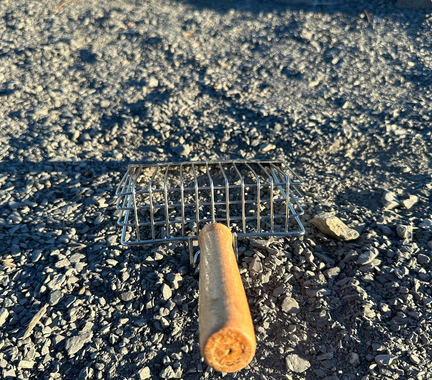 2 - in - 1 Stainless Steel Cat Litter Scoop - Wooden Handle, Efficient Cleaning - 4FurBaby