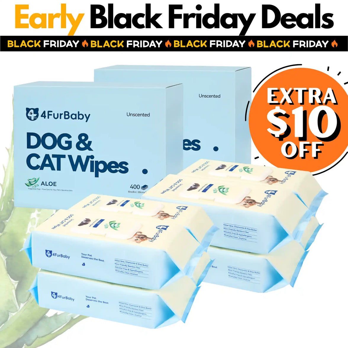 4furbaby_pet_wipes_early_black_friday_deals