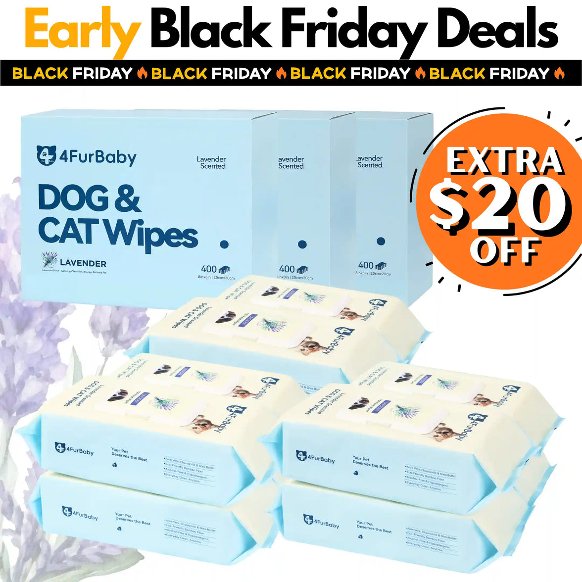 4furbaby_pet_wipes_early_black_friday_deals