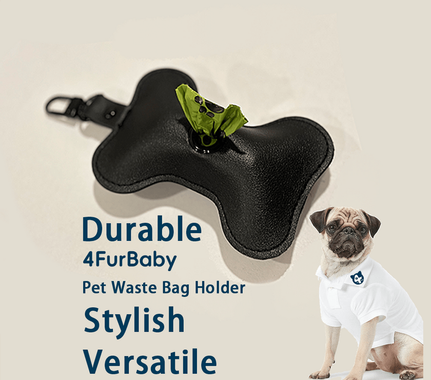 Bone - Shaped Pet Waste Bag Holder - Multi - Color Portable Dog Poop Bag Dispenser - 4FurBaby