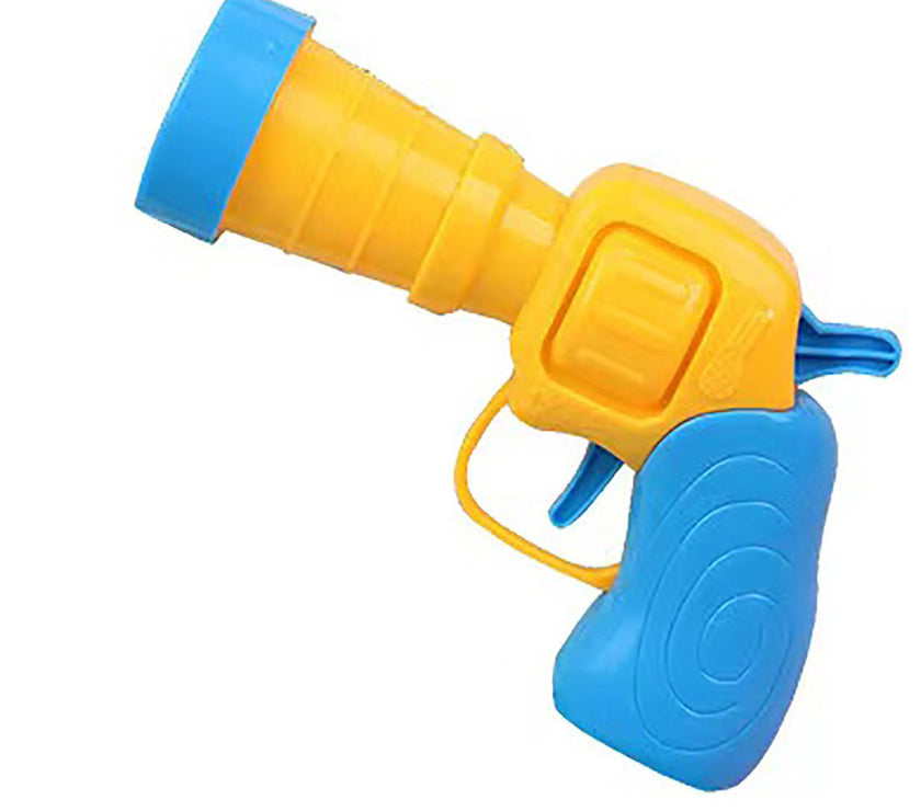 Cat Paradise Interactive Toy - Silent Colorful Ball Launcher Gun Set (50 Vibrant Plush Balls + Yellow - Green Gun) - 4FurBaby