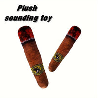 Pet Toy - Realistic Cigar Plush Chew Toy for Dogs and Cats - 4FurBaby